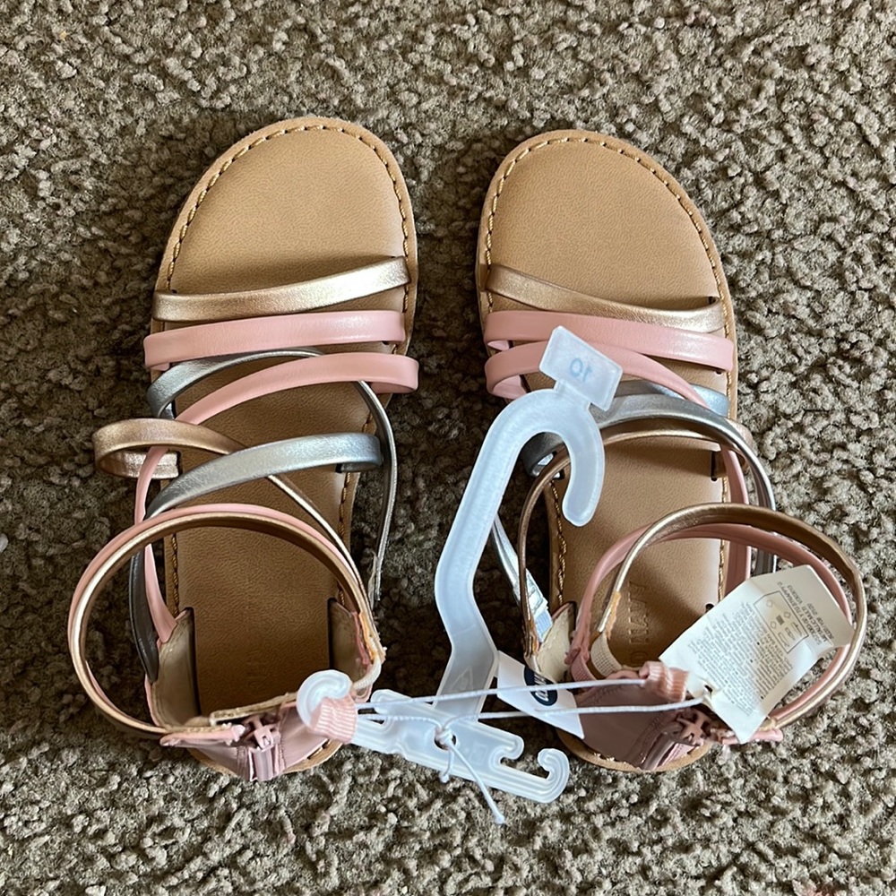 Size 10 toddler girl sandals